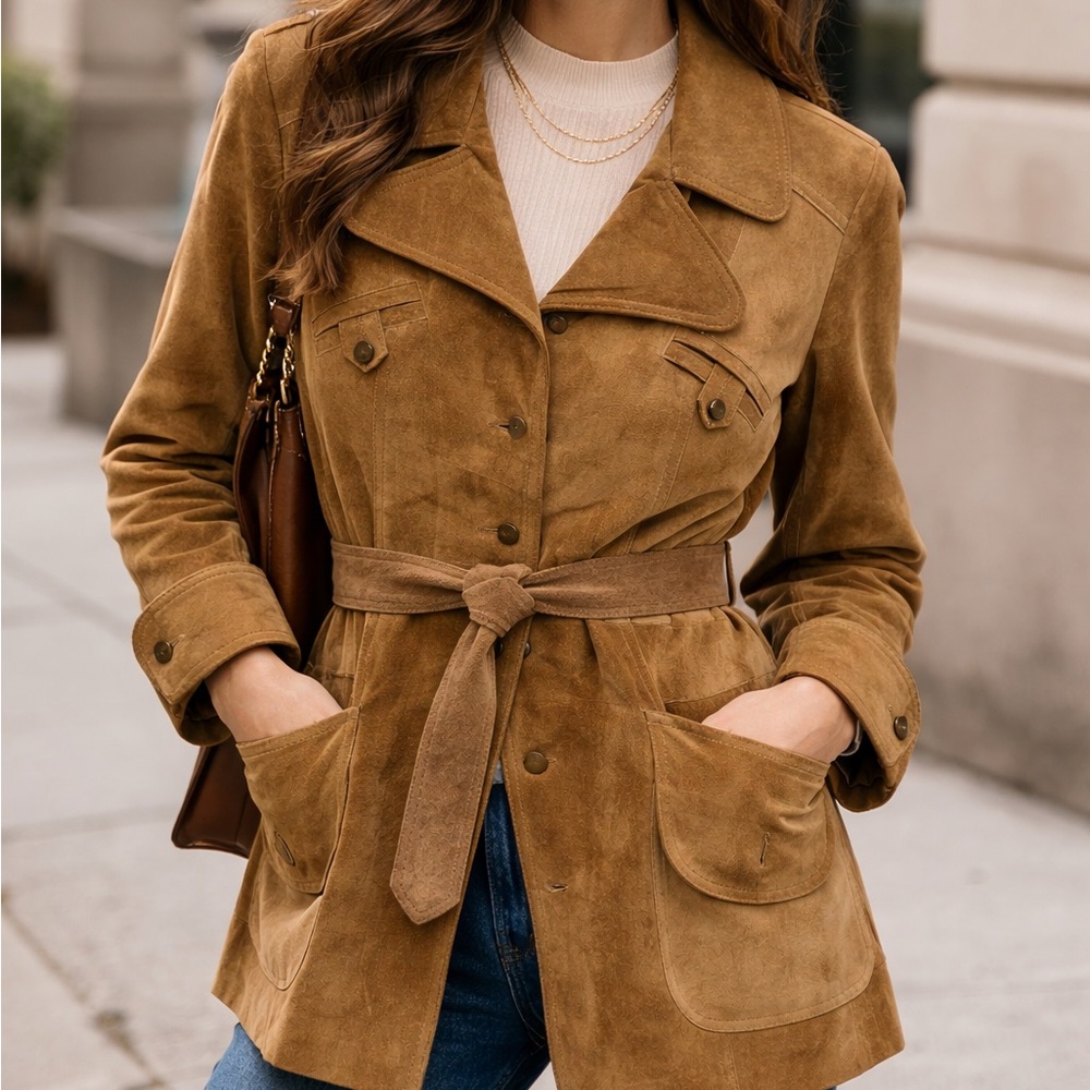 1970s Vintage Suede Coat from Vogue Vintage Market Manhattan